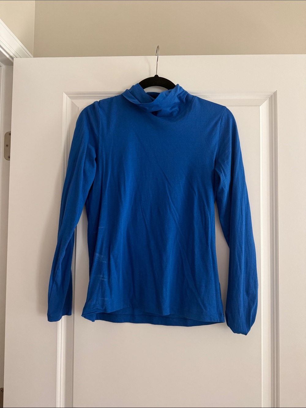J. Crew Women's Long-Sleeve Turtleneck in Royal Blue